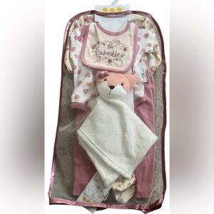 Little Chickadees 6 Piece Matching Set w/Snuggle Buddy Baby Girl